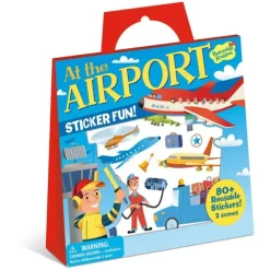 New Peaceable Kingdom At the Airport Reusable Sticker Tote