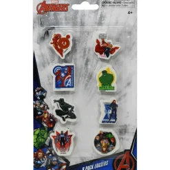 Outlet United Party Avengers 8 Pack Eraser on blister card