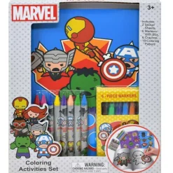 New United Party Avengers Kawaii Coloring Activity Set in window box