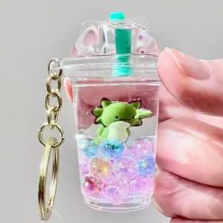 Outlet BC Mini Axolotl Boba Floaty Key Charm