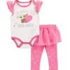 Hot Childrens Apparel BABY YODA Girls Infant 2PC Tutu Legging Set