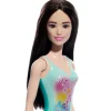 Hot Mattel Barbie - Dark Hair - Teal Swimsuit