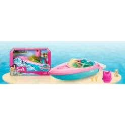 Mattel Barbie Boat with Puppy and Accessories