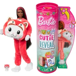 New Mattel Barbie Cutie Reveal - Kitten as Red Panda