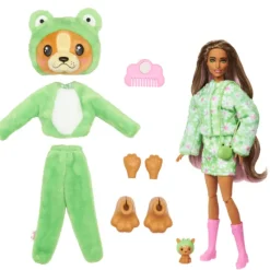 New Mattel Barbie Cutie Reveal - Puppy as Frog