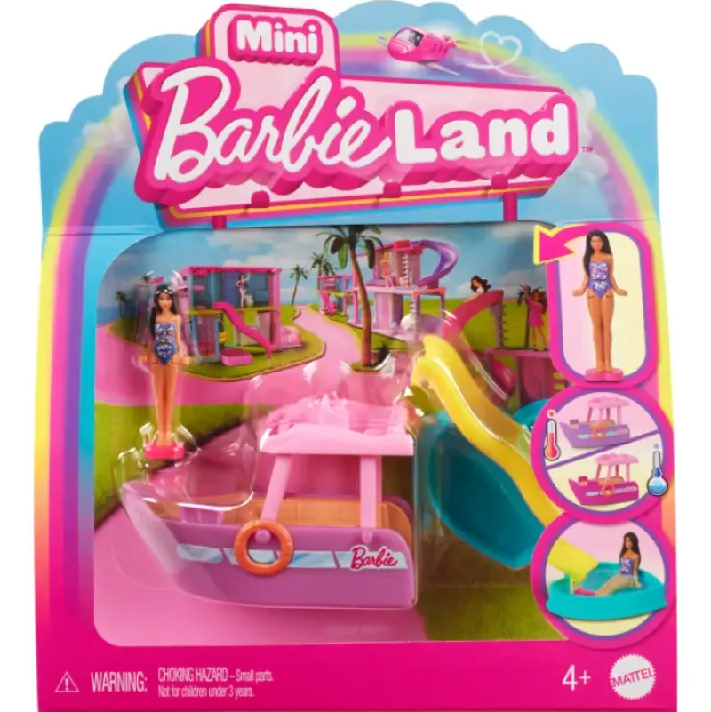 Mattel Barbie Mini Barbieland Doll And Boat