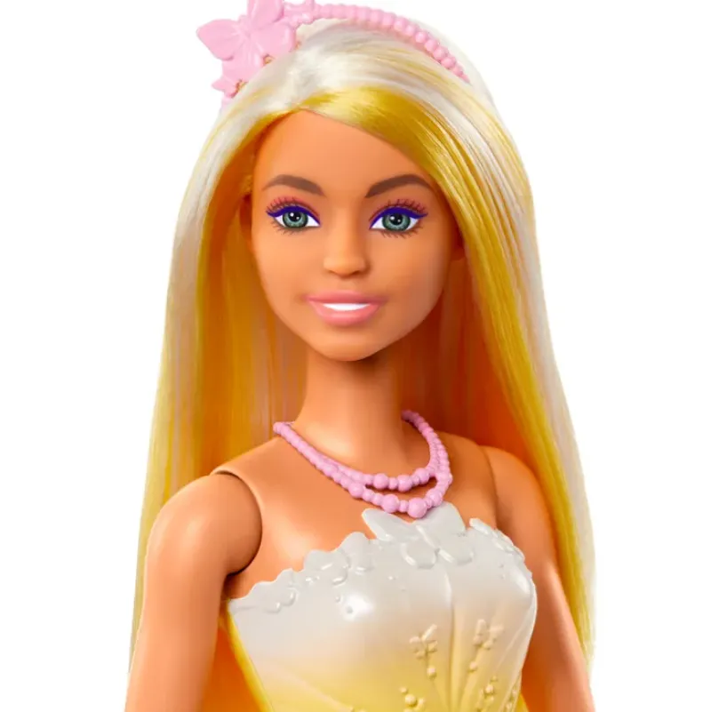 Outlet Mattel Barbie Royal Doll - Blonde Hair Pink & Yellow Skirt