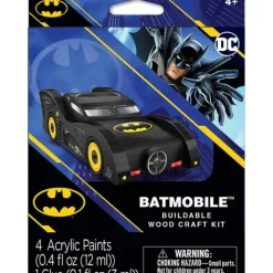 New MasterPieces Batman - Mini Batmobile Wood Craft Kit