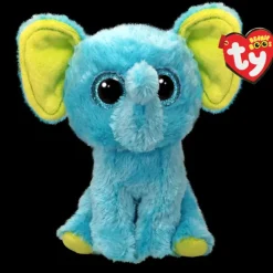 Clearance TY Bean Boo's - Trunkles the Blue Elephant - 6" Small