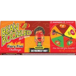 New Jelly Belly BeanBoozled Fiery Five 3.5 oz Spinner Gift Box