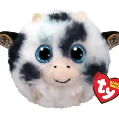 TY Beanie Puffies 4" Ball - Moophy - Cow