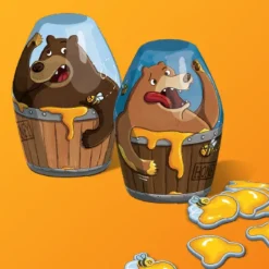 Hot Blue Orange Games Bears In Barrels