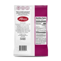 New Albanese Confectionery Berry Flavored Gummi Bears - 7.5 Ounce