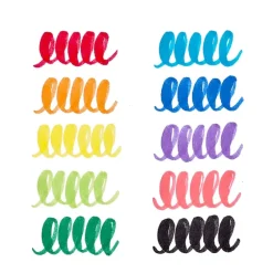Outlet Ooly Big Bright Brush Markers Set of 10