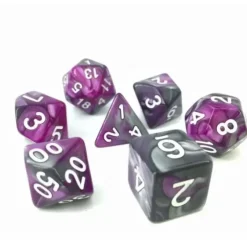 Hot Legacy Dice Blended 7 Dice Set with Bag