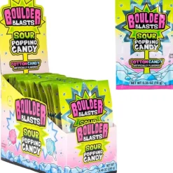 Best Koko's Boulder Blast Sour Cotton Candy Popping Candy - Single