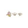 Clearance Creative Education Boutique Butterfly and Unicorn Rings, 3 pcs