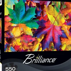 Online MasterPieces Brilliance - Fall Frenzy - Fall Leaves - 550 Piece Puzzle