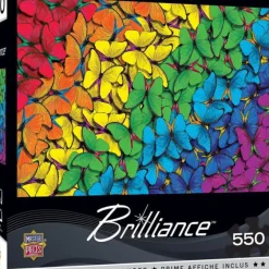 Best MasterPieces Brilliance - Fluttering Rainbow - 550 Piece Puzzle