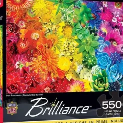 MasterPieces Brilliance - Sun Succulents - 550 Piece Puzzle