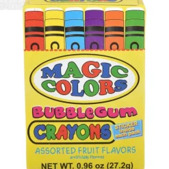 New Albanese Confectionery Bubble Gum Crayons - Single Pack