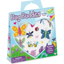 Online Peaceable Kingdom Bug Buddies Reusable Sticker Tote