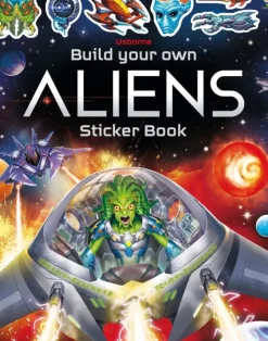 Hot Usborne Books Build Your Own Aliens Sticker Book