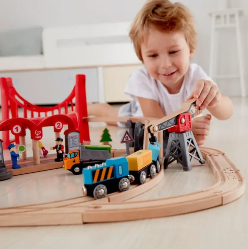 Clearance Hape Busy City Rail Set