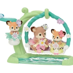 Discount Epoch Everlasting Play Calico Critters - Deer Babies Floral Swing Set