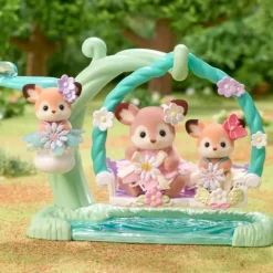 Discount Epoch Everlasting Play Calico Critters - Deer Babies Floral Swing Set