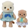 New Epoch Everlasting Play Calico Critters - Sea Otter Sisters - Splashy Snorkel Set