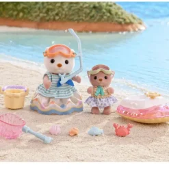 New Epoch Everlasting Play Calico Critters - Sea Otter Sisters - Splashy Snorkel Set
