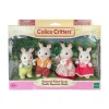Epoch Everlasting Play Calico Critters Chocolate Rabbit Family