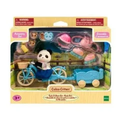 Outlet Epoch Everlasting Play Calico Critters Cycle and Skate Set - Panda Girl