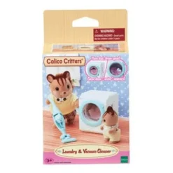 New Epoch Everlasting Play Calico Critters Laundry & Vacuum Cleaner