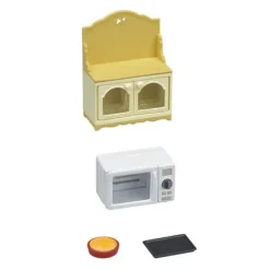 New Epoch Everlasting Play Calico Critters Microwave Cabinet