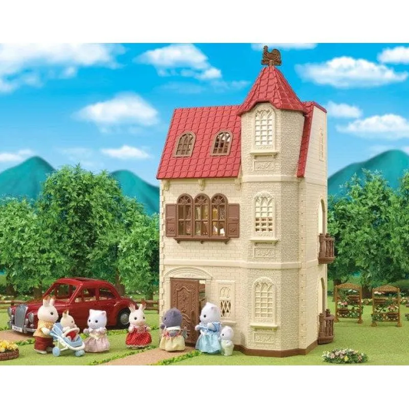 Clearance Epoch Everlasting Play Calico Critters Red Roof Tower Home