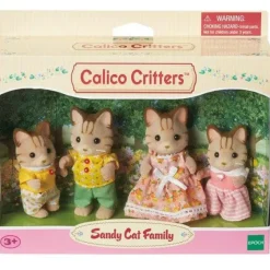 Hot Epoch Everlasting Play Calico Critters Sandy Cat Family