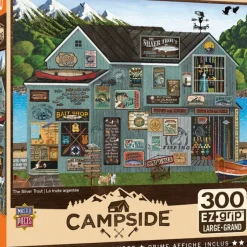 Sale MasterPieces Campside - The Silver Trout - 300 Piece EzGrip Puzzle