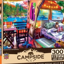 Online MasterPieces Campside - Glamping Style - 300 Piece EzGrip Puzzle