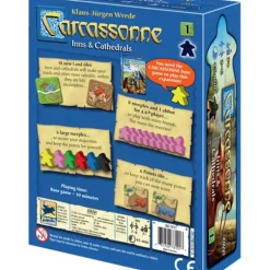 Discount Asmodee Carcassonne Expansion 1: Inns and Cathedrals New Edition