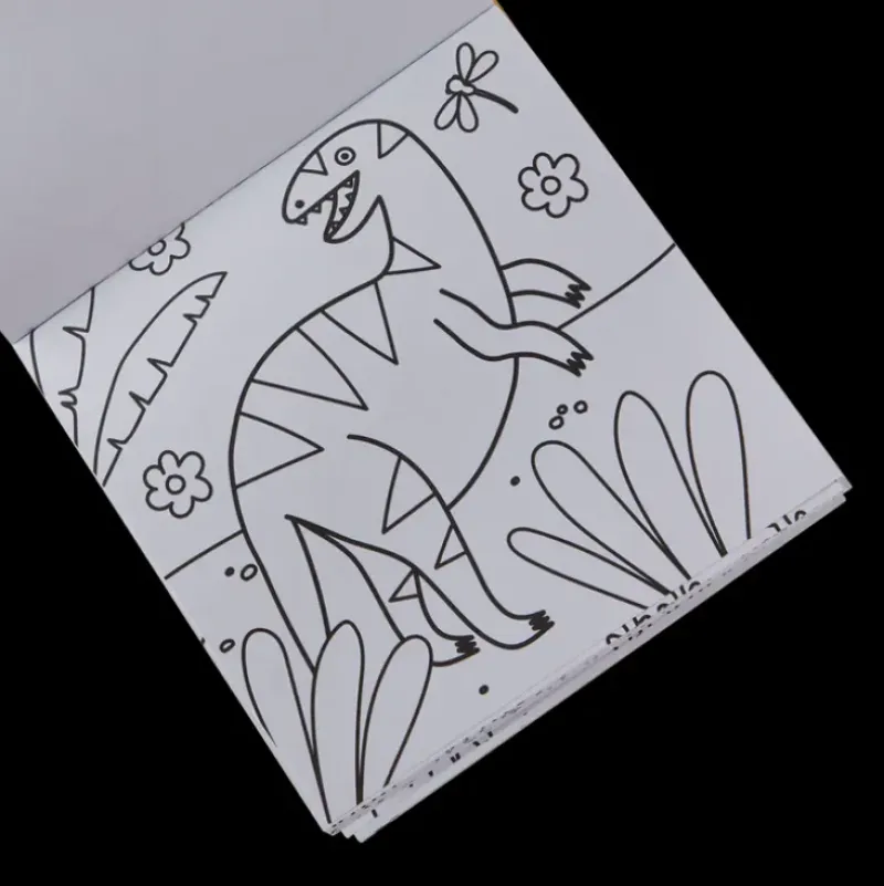 Ooly Carry Along Crayon & Coloring Book Kit - Dinoland