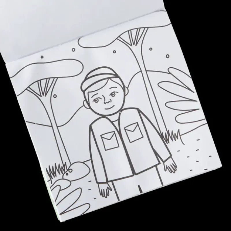 Ooly Carry Along Crayon & Coloring Book Kit - On Safari