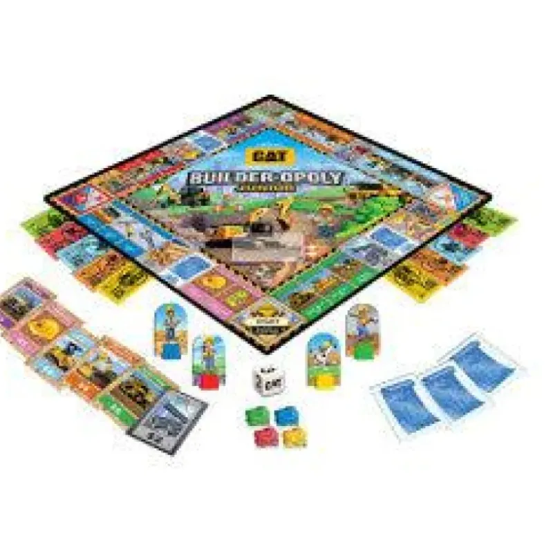 New MasterPieces CAT - Builder Opoly Junior Game