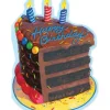 Sale Peaceable Kingdom Chocolate Birthday Cake Scratch & Sniff Card