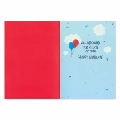 Outlet Peaceable Kingdom Choo Choo Foil Birthday Cards