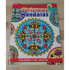 Discount XYZ Toys Christmas Mandalas Adult Coloring Book