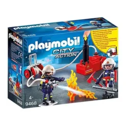Hot Playmobil City Action - Firefighters with Water Pump