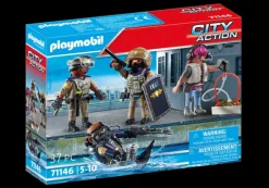 New Playmobil City Action - Tactical Unit Figure Set