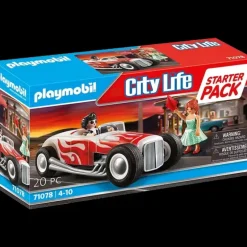 New Playmobil City Life - Hot Rod Starter Pack